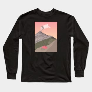 Sunset at Volcan de Fuego, Guatemala Long Sleeve T-Shirt